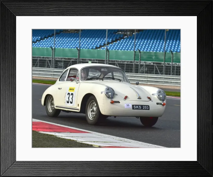Framed Print : CM11 8707 Sean Bramhall, Porsche 356