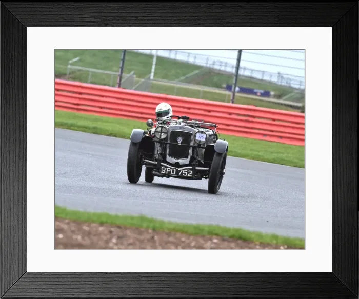 Framed Print : CM11 9030 Margaret Diffey, Frazer Nash TT replica
