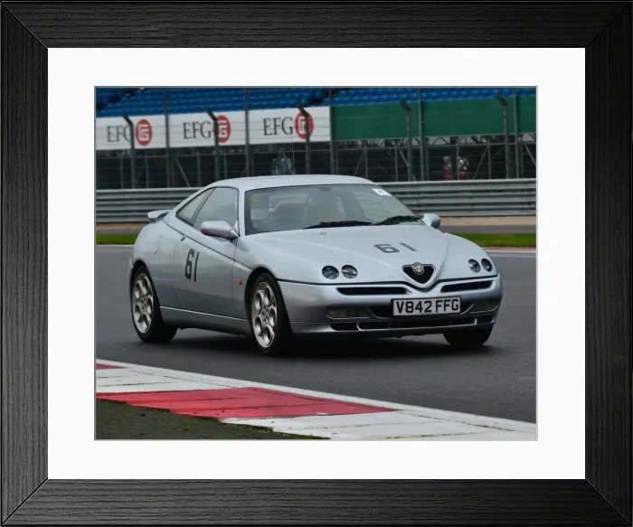 Framed Print : CM11 8632 Mike Holt, Alfa Romeo GTV, V 842 FFG