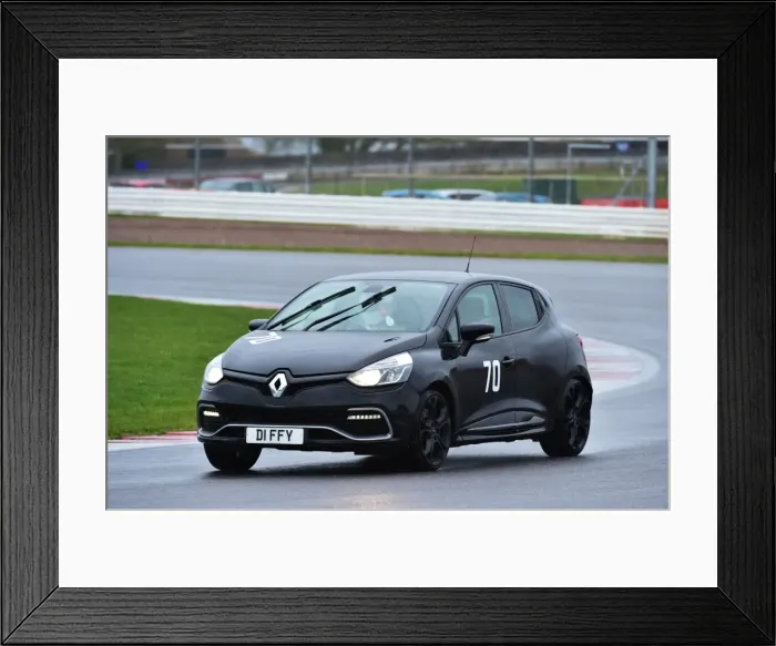 Framed Print : CM11 9277 George Diffey, Renault Clio Renault Sport Framed Print : CM11 9277 George Diffey, Renault Clio Renault Sport