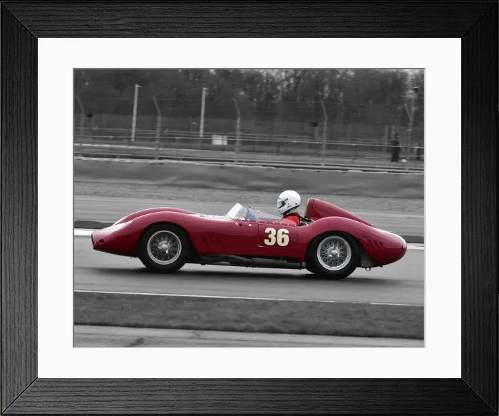 Framed Print : CM11 9328 Richard Wilson, Maserati 250S Framed Print : CM11 9328 Richard Wilson, Maserati 250S