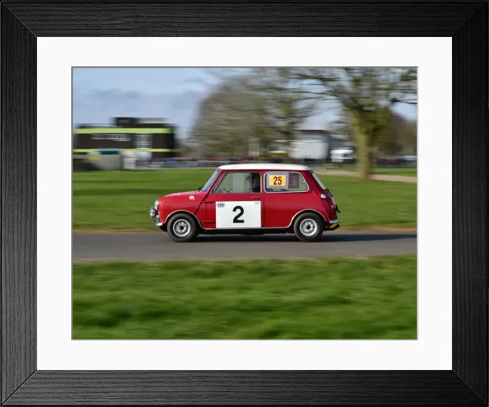 Framed Print : CM12 0086 Kingsley Berg, Mini Cooper S