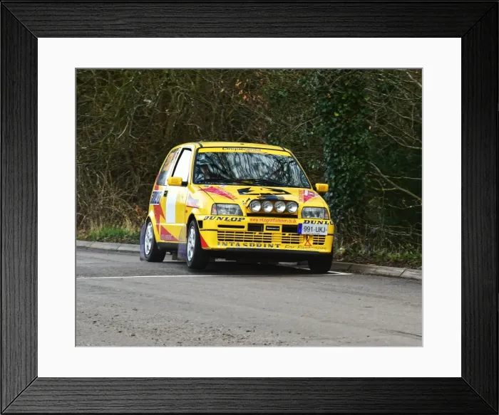 Framed Print : CM12 0336 Mark Barnes, FIAT Cinquecento