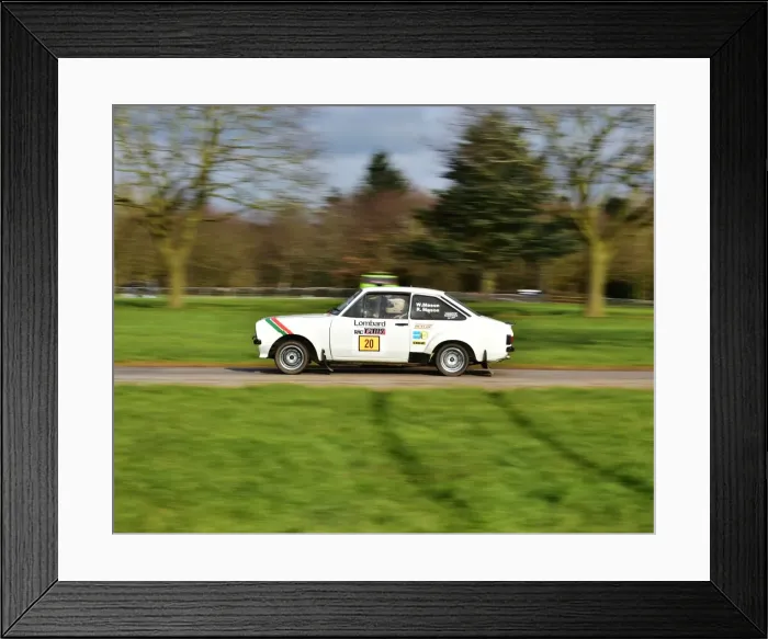 Framed Print : CM11 9862 Russ Mason, Wendy Mason, Ford Escort Mk 2 Framed Print : CM11 9862 Russ Mason, Wendy Mason, Ford Escort Mk 2