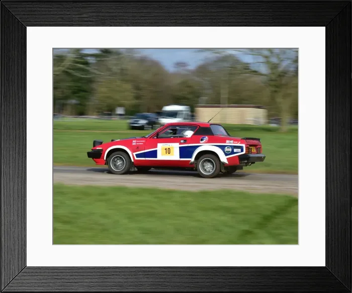 Framed Print : CM11 9895 Trevor Hancock, Jody Watson, Triumph TR7 V8 Framed Print : CM11 9895 Trevor Hancock, Jody Watson, Triumph TR7 V8
