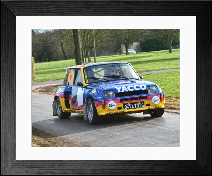 Framed Print : CM11 9921 Ian Gwynne, Steve Rimmer, Renault 5 Turbo 1 Framed Print : CM11 9921 Ian Gwynne, Steve Rimmer, Renault 5 Turbo 1