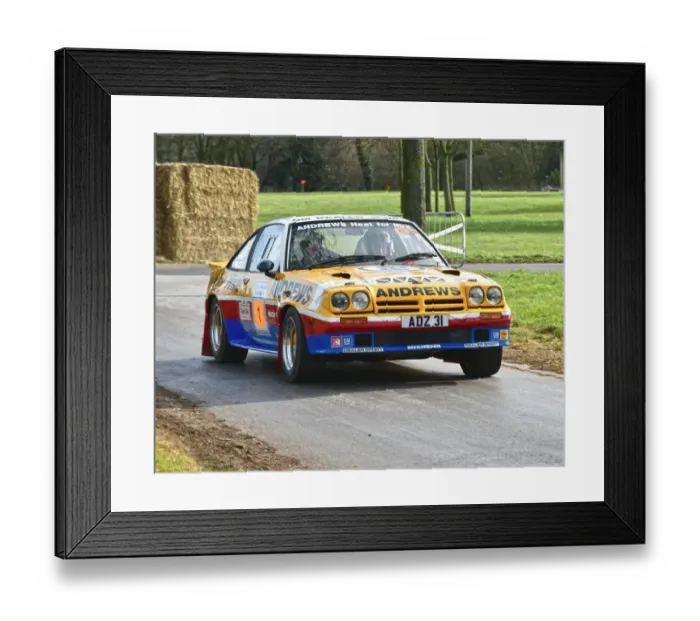 Framed Print : CM11 9926 Kerry Michael, Russell Brookes, Opel Manta 400