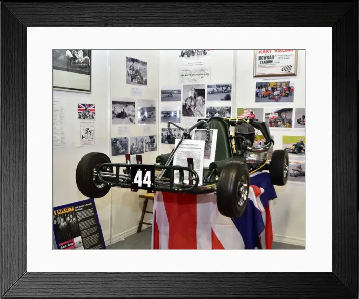 Framed Print : CM12 0907 Roy Collins, Aero Kart, Villiers 9E Framed Print : CM12 0907 Roy Collins, Aero Kart, Villiers 9E