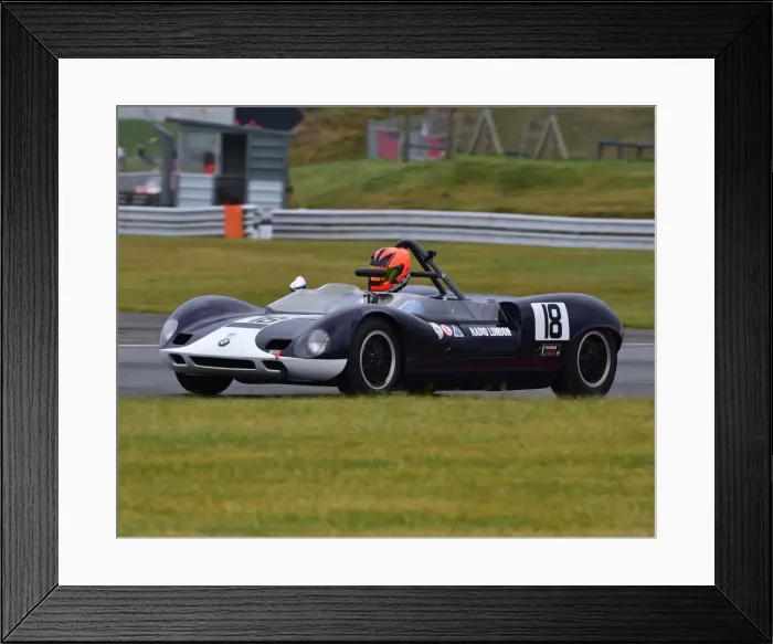 Framed Print : CM8 4846 Callum Grant, Elva Mk7S