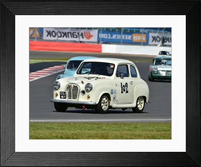 Framed Print : CM12 4970 Glenn Mason, Austin A35 Academy