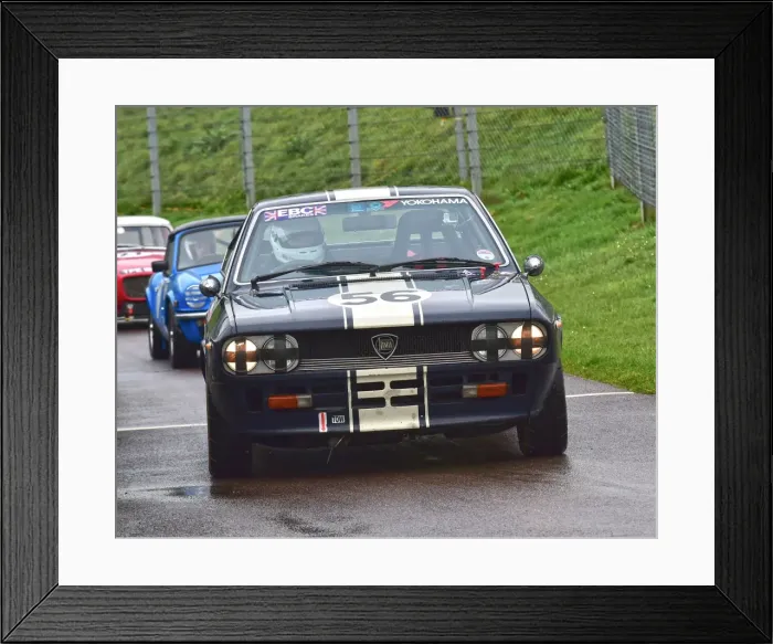 Framed Print : CM12 5677 Sarah Hutchison, Lancia Beta