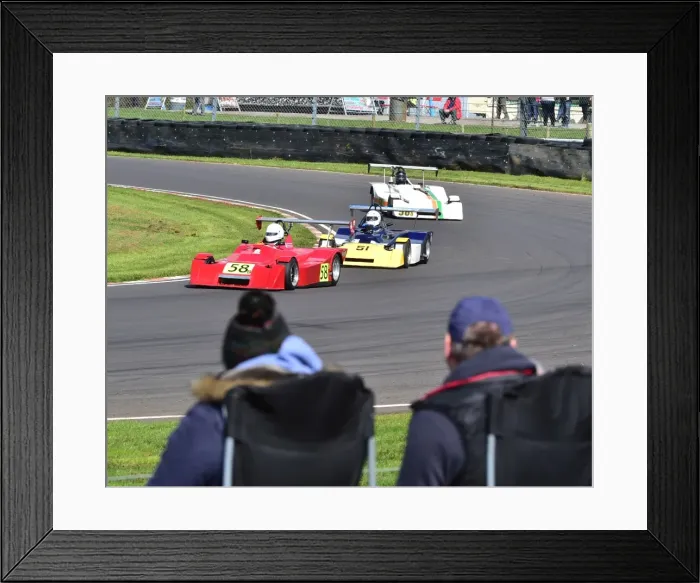 Framed Print : CM12 7179 John Muirhead, Mallock Mk18, Philip Hart, Mallock Mk 16, Classic Clubmans