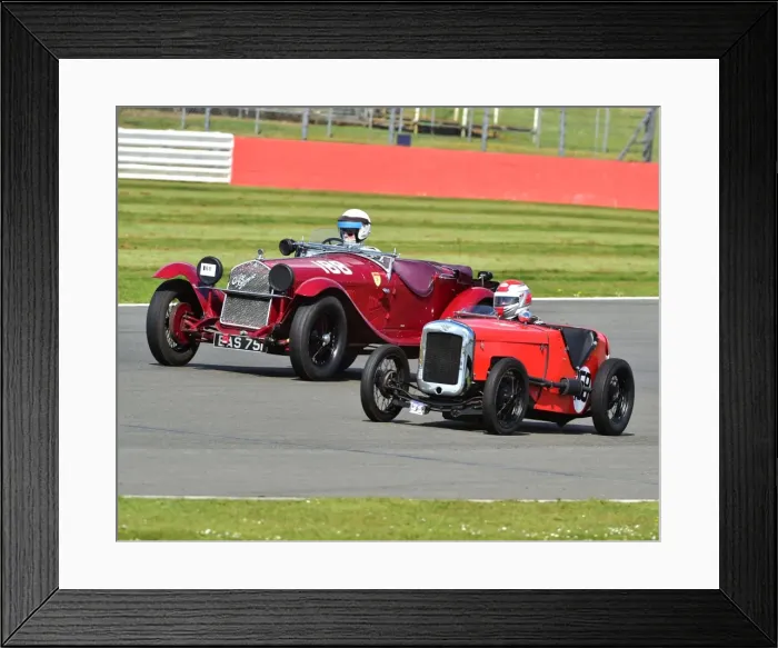 Framed Print : CM12 8303 David Asplin, Austin 7 Ulster Replica, Richard Pilkington, Alfa Romeo 6C 1750 Framed Print : CM12 8303 David Asplin, Austin 7 Ulster Replica, Richard Pilkington, Alfa Romeo 6C 1750