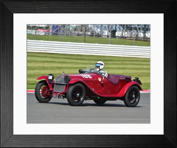 Framed Print : CM12 8260 Richard Pilkington, Alfa Romeo 6C 1750 Framed Print : CM12 8260 Richard Pilkington, Alfa Romeo 6C 1750