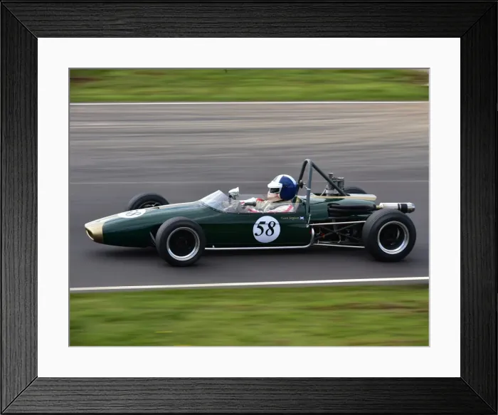 Framed Print : CM12 6686 Ewen Sergison, Brabham BT21 Framed Print : CM12 6686 Ewen Sergison, Brabham BT21