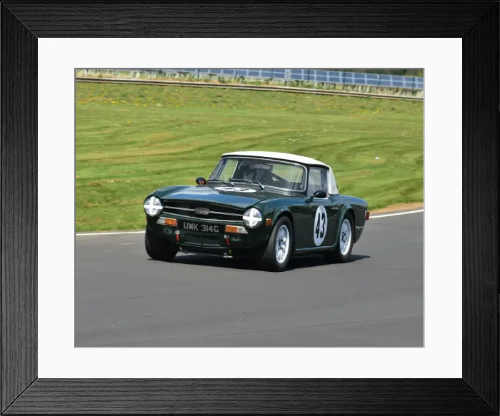 Framed Print : CM12 7301 Alan Greenhalgh, Triumph TR6 Framed Print : CM12 7301 Alan Greenhalgh, Triumph TR6