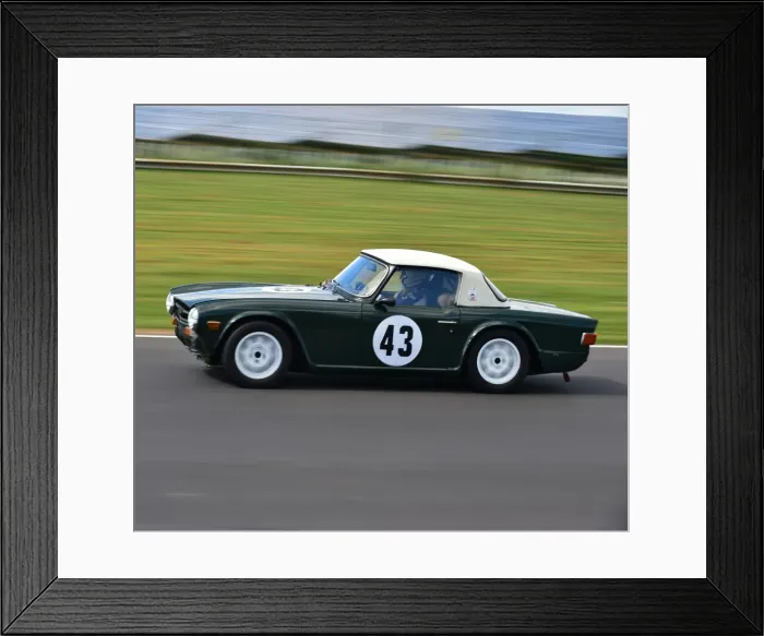 Framed Print : CM12 7333 Alan Greenhalgh, Triumph TR6 Framed Print : CM12 7333 Alan Greenhalgh, Triumph TR6