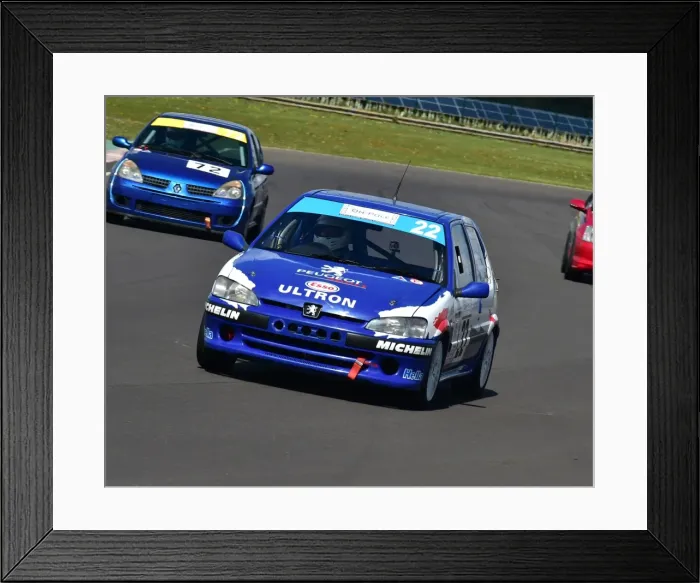 Framed Print : CM12 7379 Izaac Channing, Peugeot 106 GTi 1587 Framed Print : CM12 7379 Izaac Channing, Peugeot 106 GTi 1587