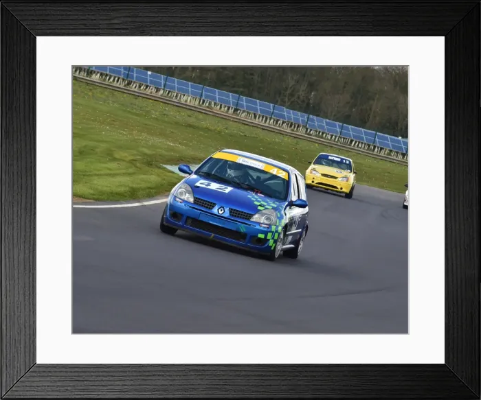 Framed Print : CM12 7426 John Dee, Renault Clio 1998 Framed Print : CM12 7426 John Dee, Renault Clio 1998