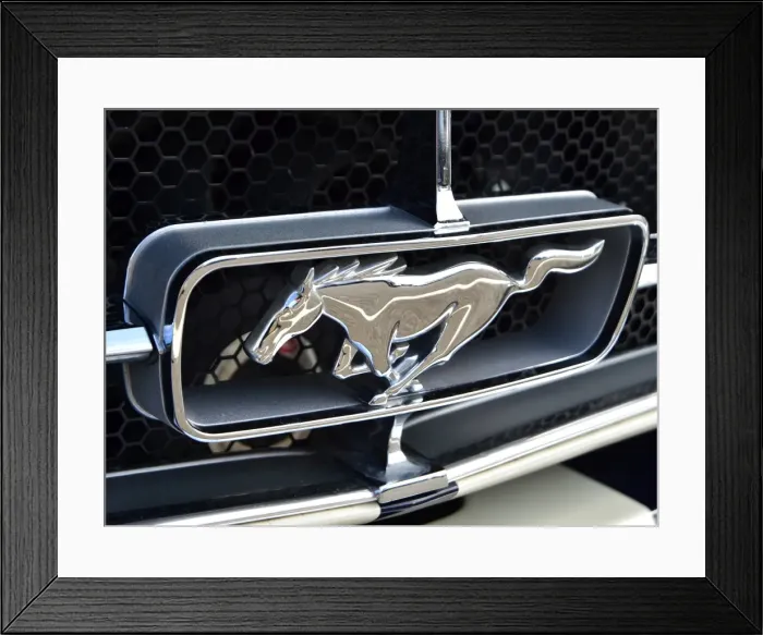 Framed Print : CM12 9914 Ford Mustang