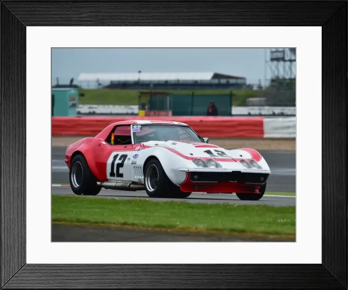 Framed Print : CM13 2914 Peter Hallford, Chevrolet Corvette