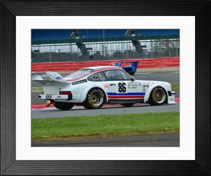 Framed Print : CM13 2942 Hans Huebner, Porsche Carrera