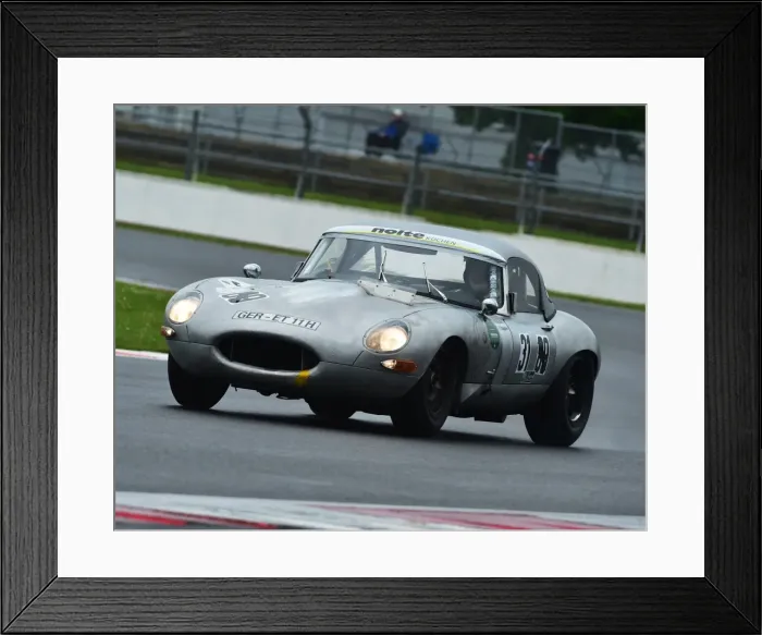 Framed Print : CM13 3386 Georg Nolte, Jaguar E-Type