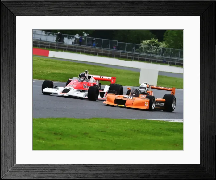 Framed Print : CM13 3552 Michael Lyons, McLaren M26, Andrew Smith, March 79B Framed Print : CM13 3552 Michael Lyons, McLaren M26, Andrew Smith, March 79B