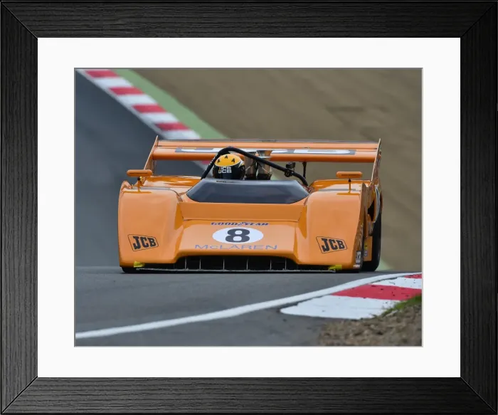 Framed Print : CM13 4053 Andy Newall, McLaren M8F Framed Print : CM13 4053 Andy Newall, McLaren M8F