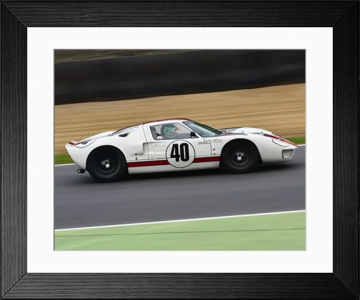 Framed Print : CM13 3926 Tony Wood, Martin Stretton, Ford GT40