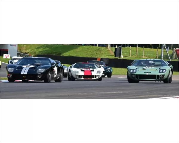 CM13 4794 A trio of Ford GT40s