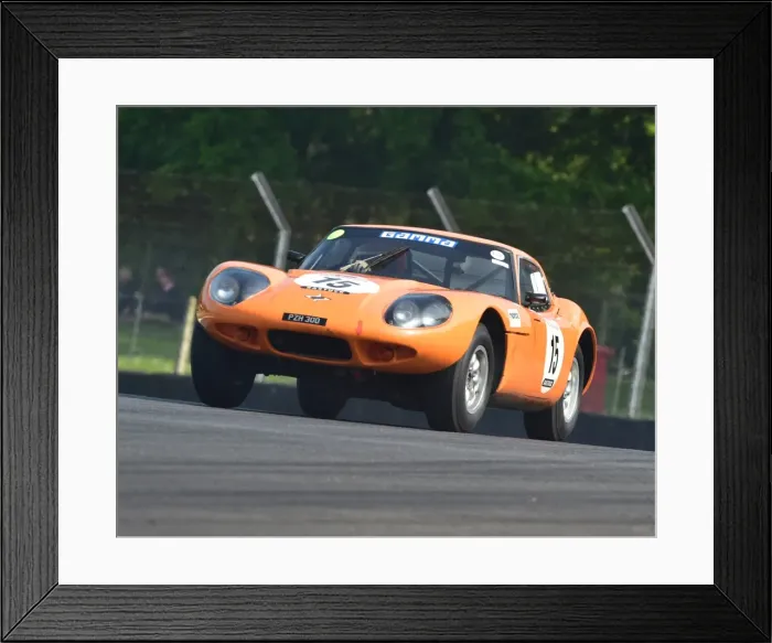 Framed Print : CM13 4893 Robert Hamilton, Marcos 1800 GT