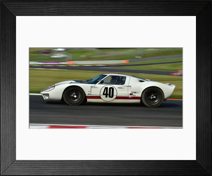 Framed Print : CM13 5150 Tony Wood, Martin Stretton, Ford GT40