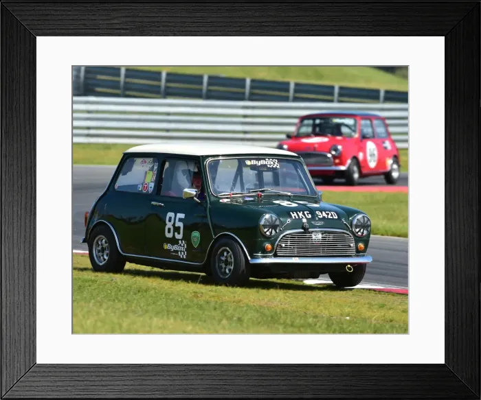 Framed Print : CM13 8600 Dean Trower, Austin Mini Cooper S Framed Print : CM13 8600 Dean Trower, Austin Mini Cooper S