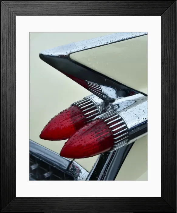 Framed Print : CM14 0299 Fins aint what they used to be
