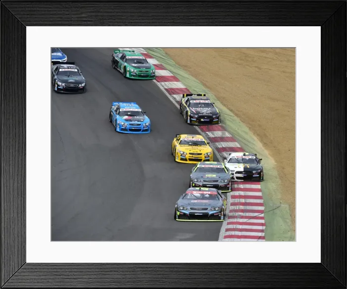 Framed Print : CM13 9518 Close formation on opening lap Framed Print : CM13 9518 Close formation on opening lap
