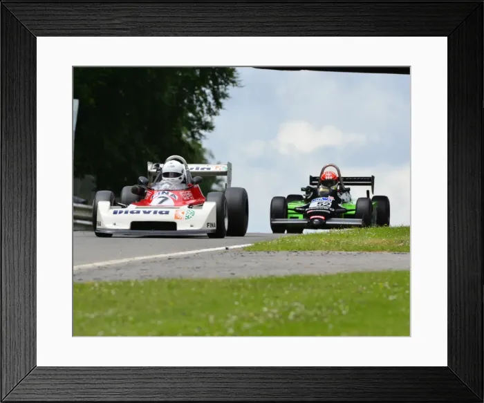Framed Print : CJ6 5564 Richard Trott, Chevron B43, Fabrice Notari, Ralt RT3