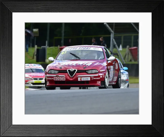 Framed Print : CM14 6730 Neil Smith, Alfa Romeo 156 Framed Print : CM14 6730 Neil Smith, Alfa Romeo 156