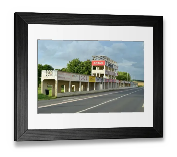 Framed Print : CM14 9788 The pit boxes Framed Print : CM14 9788 The pit boxes
