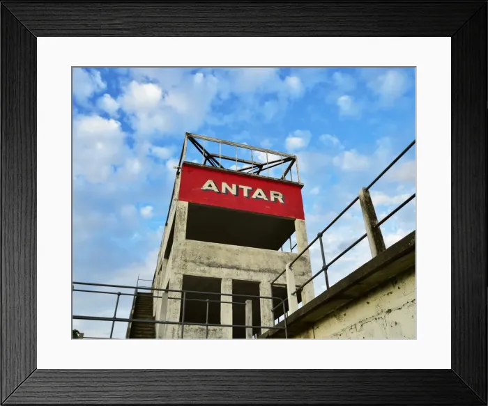 Framed Print : CM14 9846 Pits and Grandstand Reims-Gueux Framed Print : CM14 9846 Pits and Grandstand Reims-Gueux