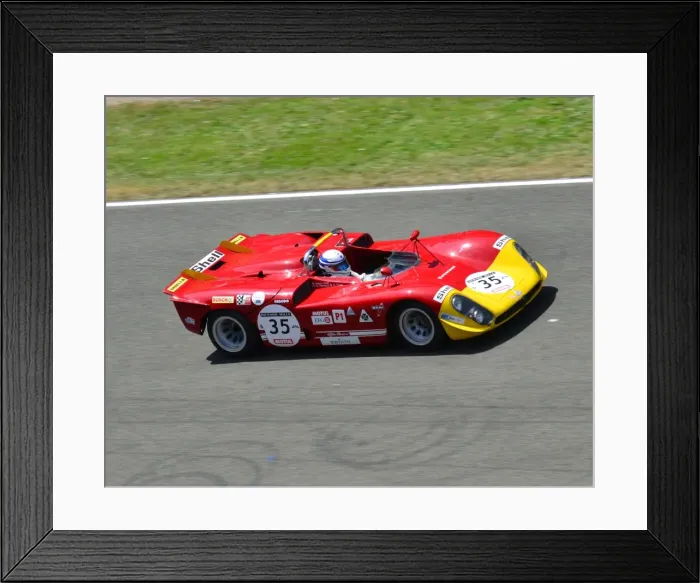 Framed Print : CJ6 5689 Gianluca Rattazzi, Emanuele Pirro, Alfa Romeo T33-3 Framed Print : CJ6 5689 Gianluca Rattazzi, Emanuele Pirro, Alfa Romeo T33-3
