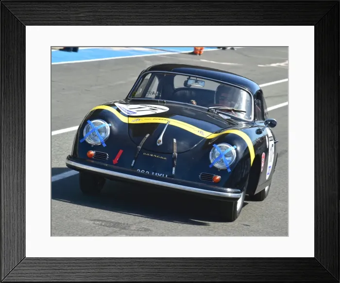Framed Print : CM14 8008 Uwe Biegner, Diana Biegner, Porsche 356 A