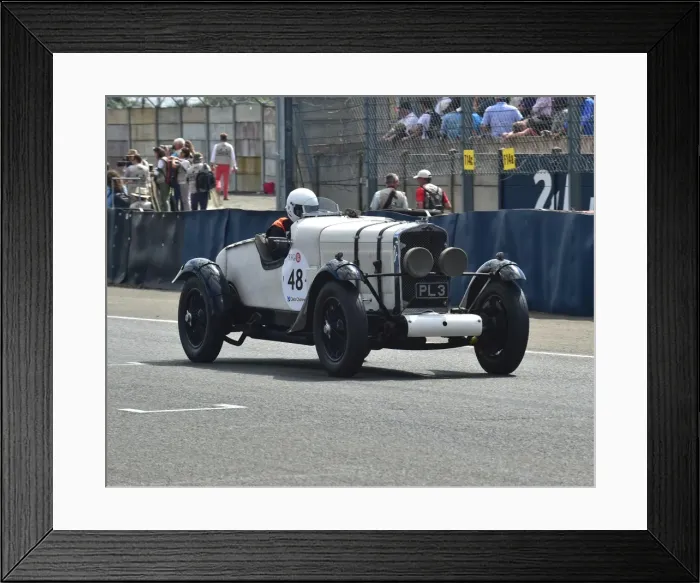 Framed Print : CM14 8663 Nigel Wills, John Polson, Talbot 90, Le Mans Classic 2016