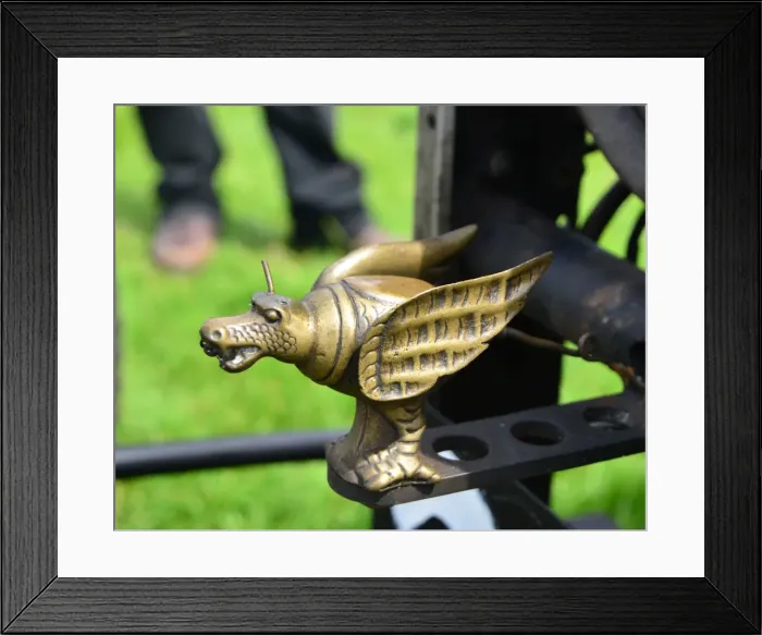 Framed Print : CJ6 6144 Mark Walker, Thunderbug mascot Framed Print : CJ6 6144 Mark Walker, Thunderbug mascot