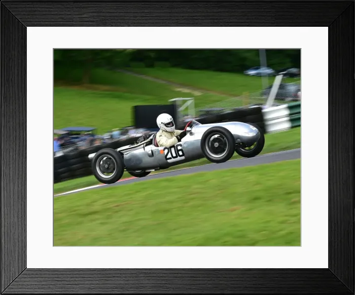 Framed Print : CM15 0341 Darrell Woods, Cooper Mk XII