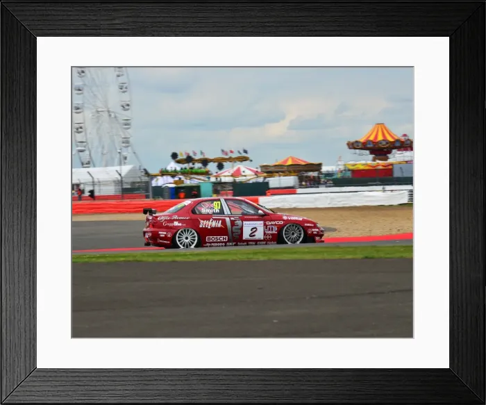 Framed Print : CJ6 6185 Neil Smith, Alfa Romeo 156 Framed Print : CJ6 6185 Neil Smith, Alfa Romeo 156