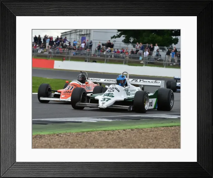 Framed Print : CM15 4120 Christophe D Ansembourg, Williams FW07C, Steve Hartley, Arrows A4 Framed Print : CM15 4120 Christophe D Ansembourg, Williams FW07C, Steve Hartley, Arrows A4