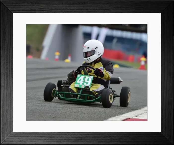 Framed Print : CM15 4200. British Historic Kart Club, BHKC, Silverstone Classic 2016 Framed Print : CM15 4200. British Historic Kart Club, BHKC, Silverstone Classic 2016