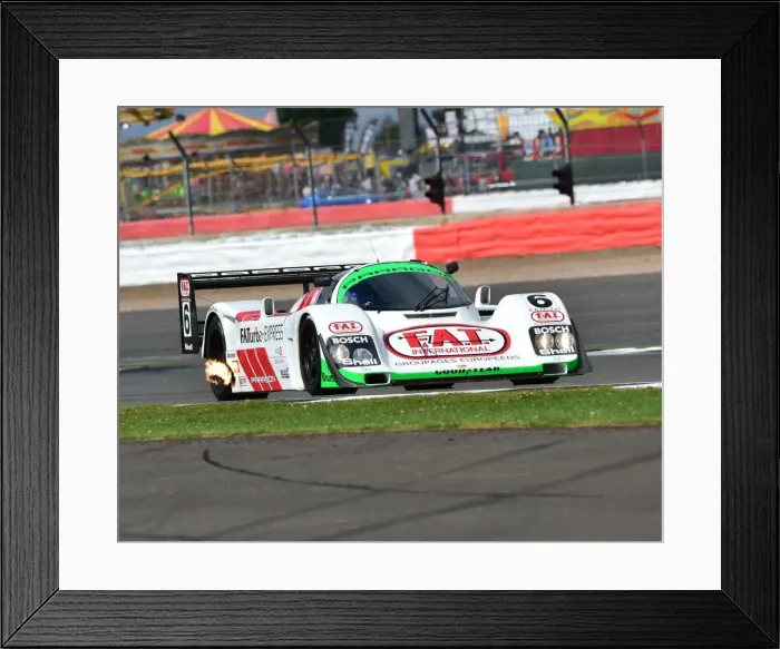 Framed Print : CM15 4545 Mark Sumpter, Porsche 962