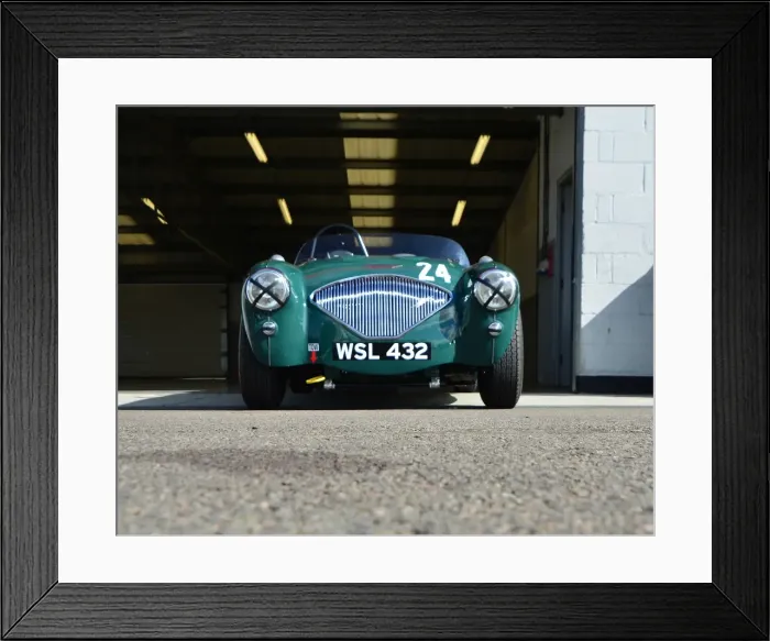 Framed Print : CJ6 6288 Jim Campbell, Austin Healey 100-4 Framed Print : CJ6 6288 Jim Campbell, Austin Healey 100-4